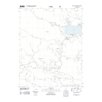 2011 Map of Panguitch Lake, 2011 Print