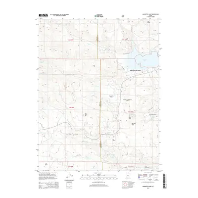 2014 Map of Panguitch Lake, 2014 Print