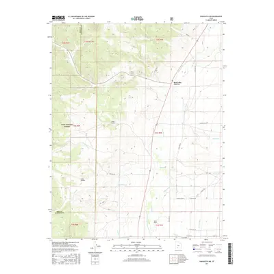 2017 Map of Panguitch NW, 2017 Print