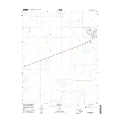 2016 Map of Panhandle West, 2016 Print