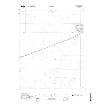 2019 Map of Panhandle West, 2019 Print