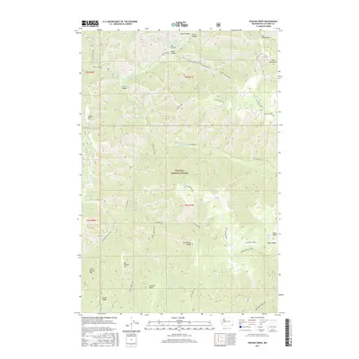 2017 Map of Panjab Creek, 2017 Print