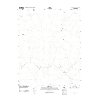 2012 Map of Panoche Pass, 2012 Print