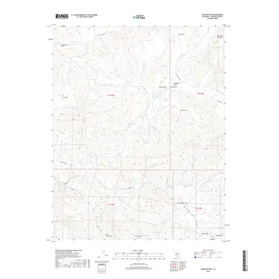 2018 Map of Panoche Pass, 2018 Print