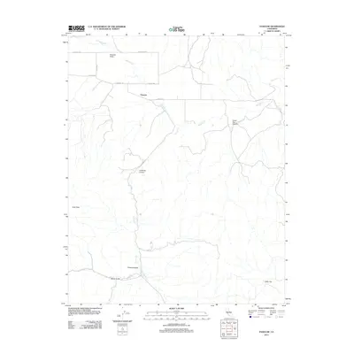 2012 Map of Panoche, 2012 Print