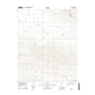 2015 Map of Panoche, 2015 Print