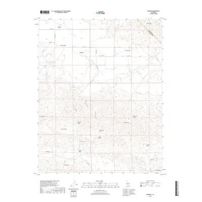2018 Map of Panoche, 2018 Print