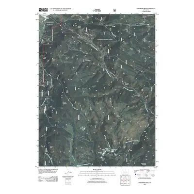 2011 Map of Panorama Peak, 2011 Print