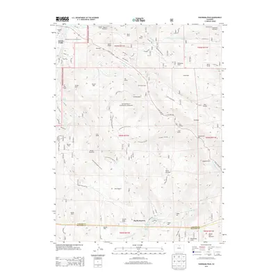 2013 Map of Panorama Peak, 2013 Print
