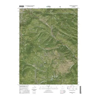 2016 Map of Panorama Peak, 2016 Print