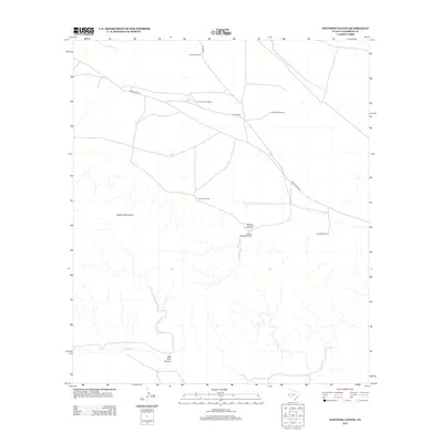 2012 Map of Panther Canyon, 2012 Print
