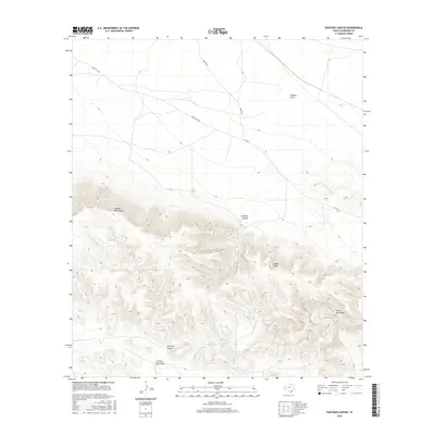 2016 Map of Panther Canyon, 2016 Print