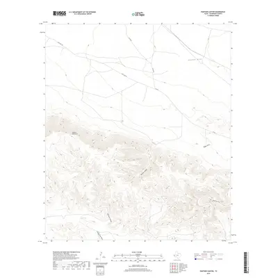 2019 Map of Panther Canyon, 2019 Print