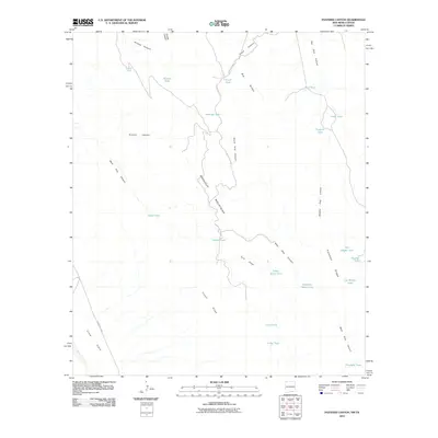 2010 Map of Panther Canyon, 2010 Print