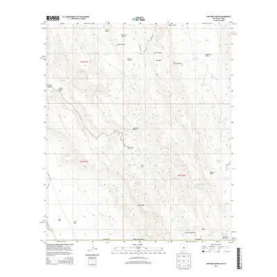 2013 Map of Panther Canyon, 2013 Print