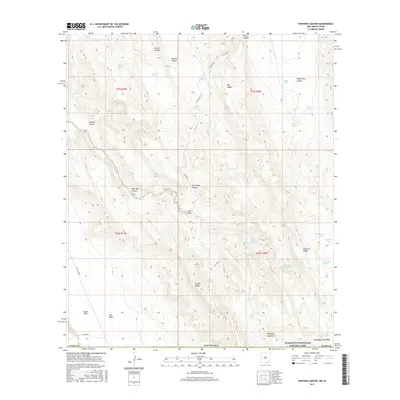 2017 Map of Panther Canyon, 2017 Print