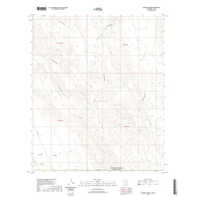 2020 Map of Panther Canyon, 2020 Print