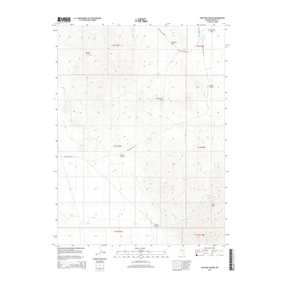 2014 Map of Panther Canyon, 2014 Print