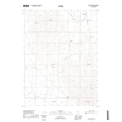 2018 Map of Panther Canyon, 2018 Print