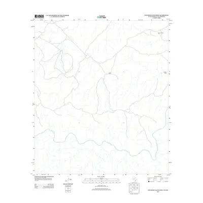 2013 Map of Panther Gulch West, 2013 Print