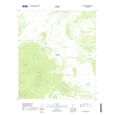 2019 Map of Panther Junction, 2019 Print