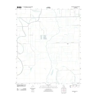 2012 Map of Panther Lake, 2012 Print