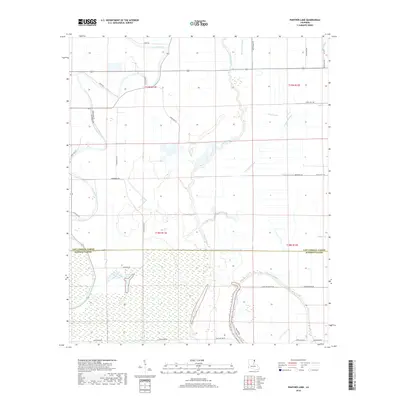 2018 Map of Panther Lake, 2018 Print
