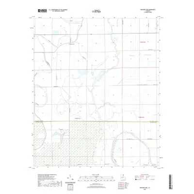 2020 Map of Panther Lake, 2020 Print