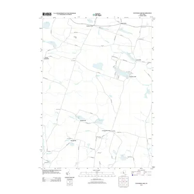 2013 Map of Panther Lake, 2013 Print