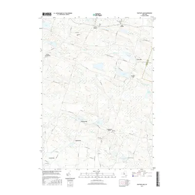2016 Map of Panther Lake, 2016 Print