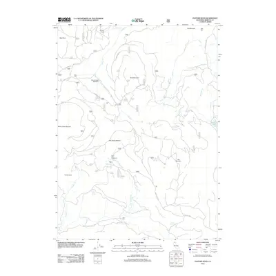 2012 Map of Panther Rock, 2012 Print