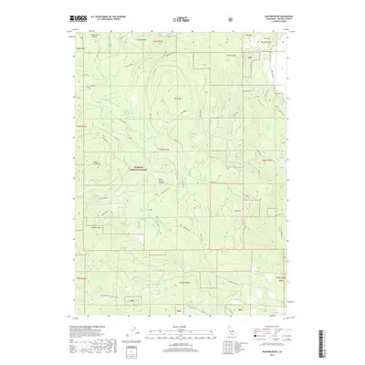 2018 Map of Panther Rock, 2018 Print