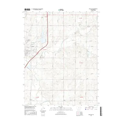 2015 Map of Paola East, 2015 Print