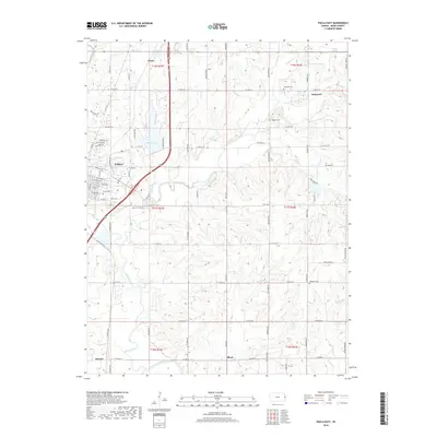 2018 Map of Paola East, 2018 Print