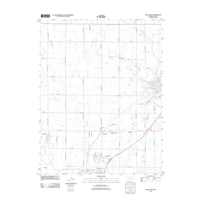 2012 Map of Paola West, 2012 Print