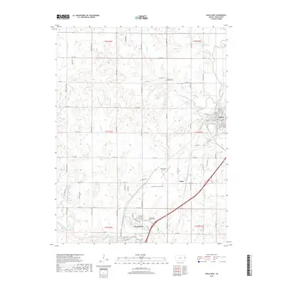 2018 Map of Paola West, 2018 Print