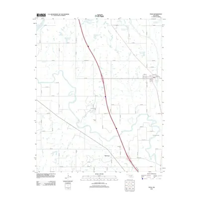 2012 Map of Paoli, 2012 Print