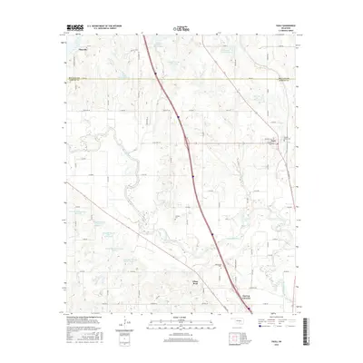 2016 Map of Paoli, 2016 Print