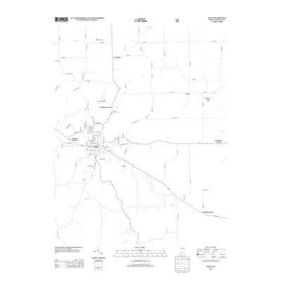 2013 Map of Paoli, 2013 Print