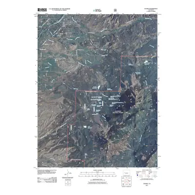 2011 Map of Paonia, 2011 Print