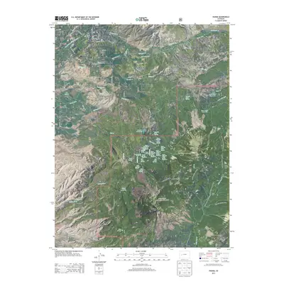 2013 Map of Paonia, 2013 Print