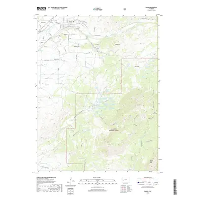 2019 Map of Paonia, 2019 Print