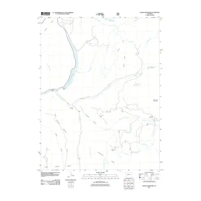 2011 Map of Paonia Reservoir, 2011 Print