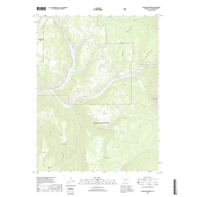 2019 Map of Paonia Reservoir, 2019 Print