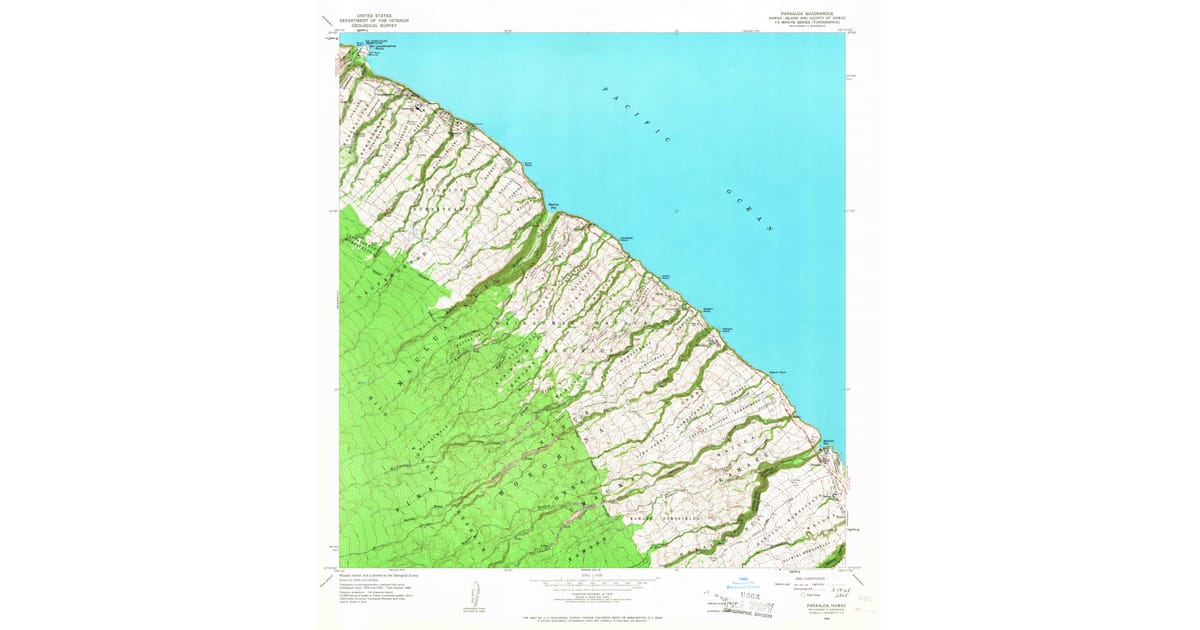 1966 Map of Papaaloa, Hawaii County, HI — High-Res | Pastmaps