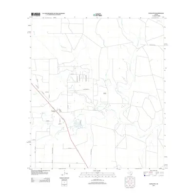 2013 Map of Papalote, 2013 Print