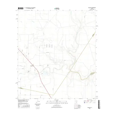 2016 Map of Papalote, 2016 Print
