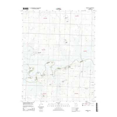2014 Map of Papinville, 2014 Print