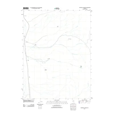 2012 Map of Papoose Canyon, 2012 Print