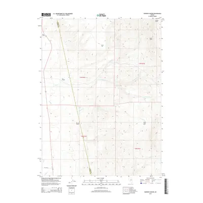 2014 Map of Papoose Canyon, 2014 Print